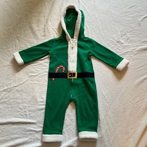 Elf Suit one piece zip fleece